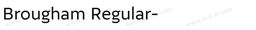 Brougham Regular字体转换 Brougham Regular字体转换